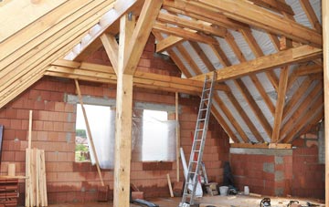 Red Row attic trusses